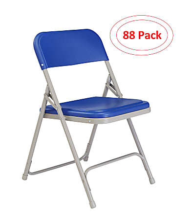 National Public Seating Lightweight Plastic Folding Chairs