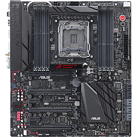 ROG Rampage IV Black Edition Desktop Motherboard - Intel X79 Express Chipset - Socket R LGA-2011