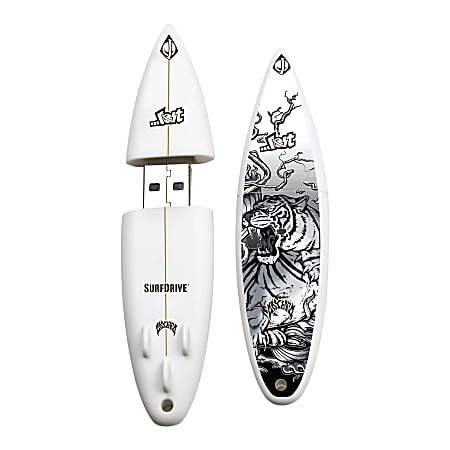 Action Sport Drives Lost "Fire & Water" SurfDrive USB Flash Drive, 8GB