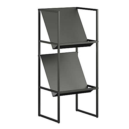 Ameriwood Home Helix Vinyl Record Storage, 32-7/16"H x 14"W x 11-3/8"D, Black