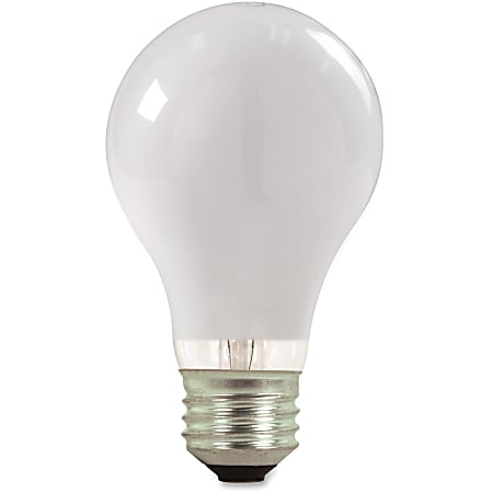 Satco® Xenon A19 White Halogen Bulb, 43 Watts, Box Of 2