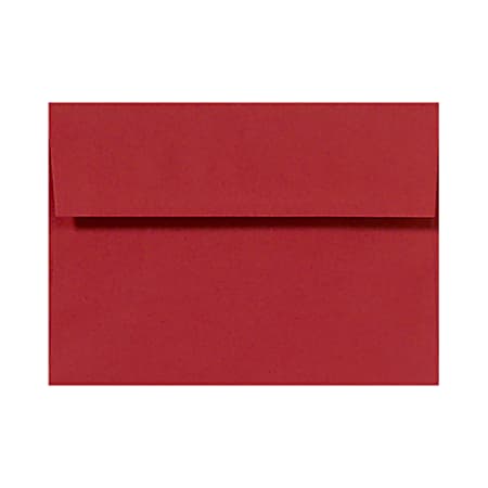 LUX Invitation Envelopes, A2, Peel & Press Closure, Ruby Red, Pack Of 250