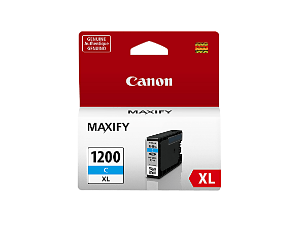 Canon® PGI-1200XL Cyan High-Yield Ink Tank, 9196B001