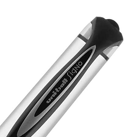 Sanford Uni-Ball Impact Gel Rollerball Pen, Medium Point, 1.0 mm, Silver Ink