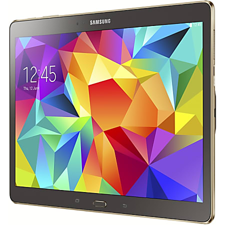 Samsung Galaxy Tab S SM-T807P 16 GB Tablet - 10.5" - Wireless LAN - Sprint - 4G - Samsung Exynos 5 Octa-core (8 Core) 1.90 GHz - Titanium Bronze
