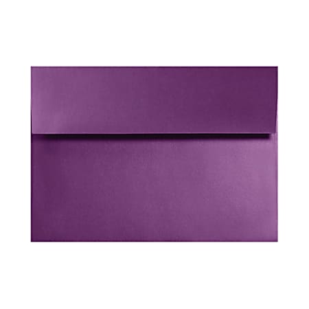 LUX Invitation Envelopes, A2, Gummed Seal, Purple Power, Pack Of 250
