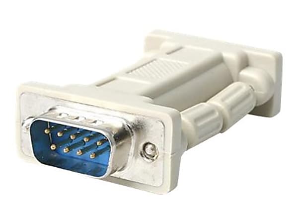 StarTech.com DB9 RS232 Serial Null Modem Adapter - Null modem adapter - DB-9 (M) to DB-9 (F) - NM9MF - Null modem adapter - DB-9 (M) to DB-9 (F) -
