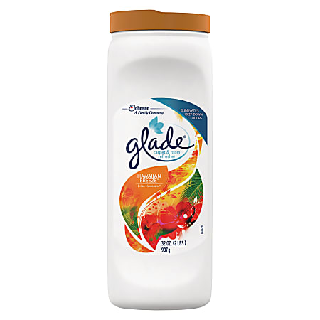 Glade Carpet And Room Odor Eliminator Powder, Hawaiian Breeze, 32 Oz