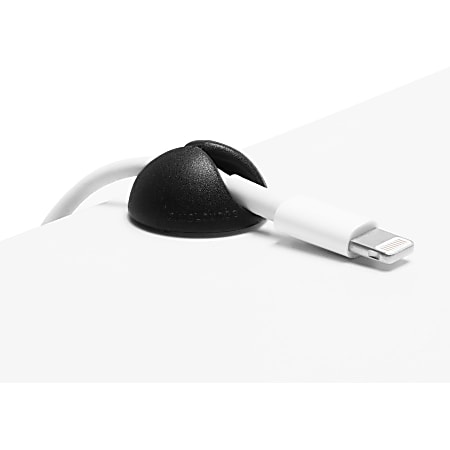Bluelounge CableDrop Mini Cable Anchor for Small Cords - Cable Clip - Black - 9 - 0.80 Bluelounge CableDrop Mini Cable Anchor for Small Cords - Cable Clip - Black - 9 - 0.80