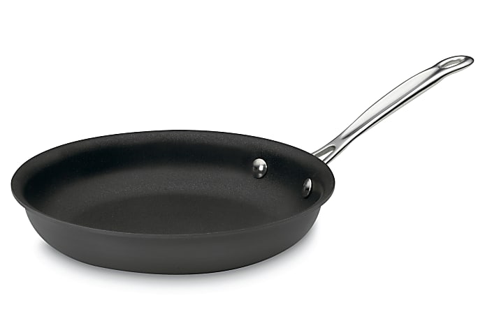 Cuisinart Chefs Classic Nonstick Hard Anodized Open Skillet With Helper  Handle 12 Black - Office Depot