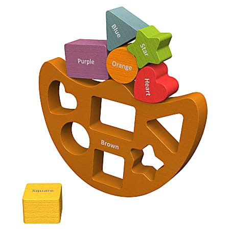 BeginAgain Toys Shapes/Colors Balance Boat - Theme/Subject: Fun, Learning - Skill Learning: Color, Shape, Motor Skills, Spatial Relation, Fine Motor