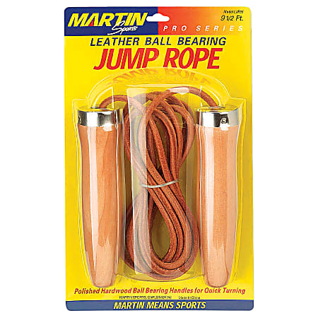Martin Leather Jump Ropes, 9 1/2', Brown