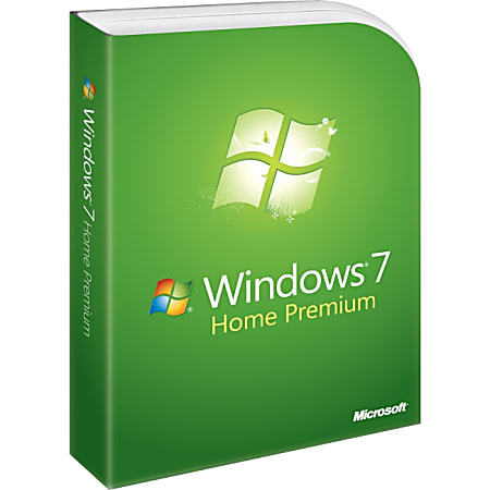 Microsoft Windows 7 Home Premium With Service Pack 1 64-bit - License and Media - 1 PC