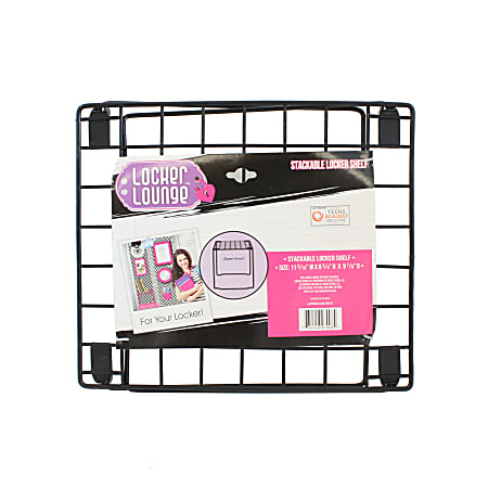 Locker Lounge™ Metal Locker Shelf, 12" x 10" x 2", Multicolor