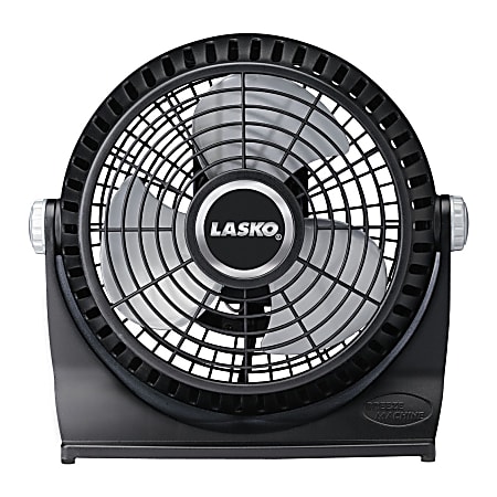 Lasko® Breeze Machine® 2-Speed Fan, 11.69"H x 5.31"W x 12.25"D, Black