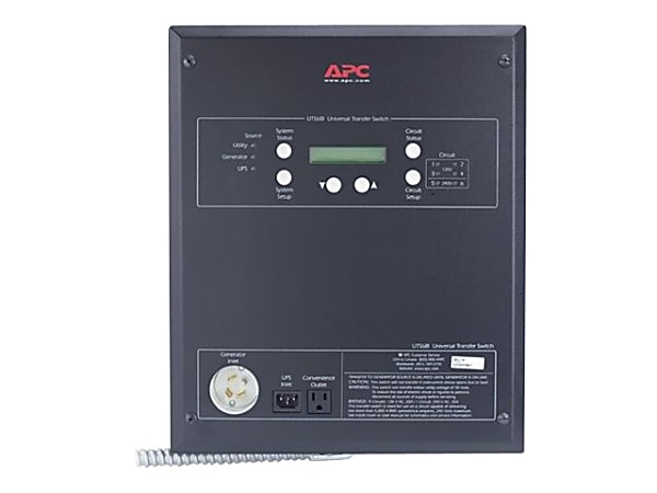 APC Universal Transfer Switch 6-Circuit - Bypass switch - AC 120/240 V