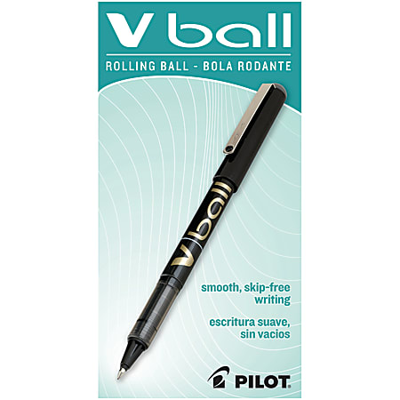 Pilot® V-Ball™ Liquid Ink Rollerball Pens, Fine Point,