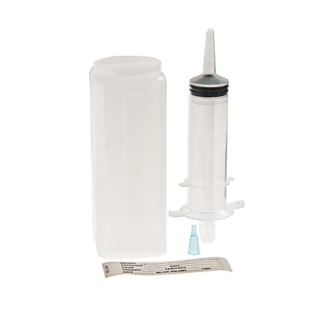 Medline Enteral Feeding and Irrigation Syringes, 60cc, Pack Of 30