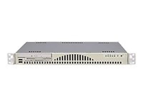 Supermicro A+ Server 1010S-MR Barebone System - ServerWorks HT1000 - Socket 939 - Opteron (Dual-core) - 1000MHz Bus Speed - 4GB Memory Support - CD-Reader (CD-ROM) - Gigabit Ethernet - 1U Rack