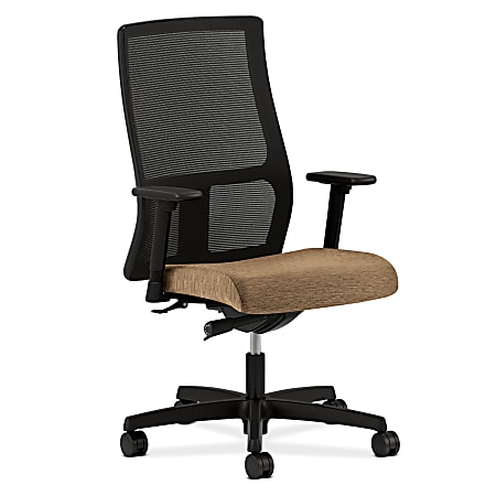 HON® Ignition™ Mesh Chair, 43"H x 27 1/2"W x 17-19"D, Attire Sable