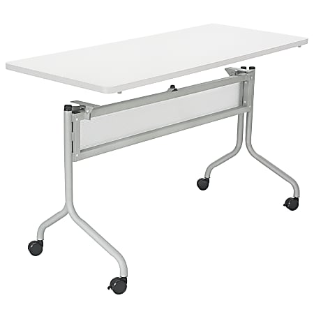 Safco® Impromptu™ Base, For 60" And 72" Table Tops, Silver, Tops Sold Separately