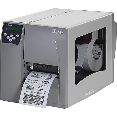 Zebra S4M Direct Thermal/Thermal Transfer Printer - Monochrome - Desktop - Label Print