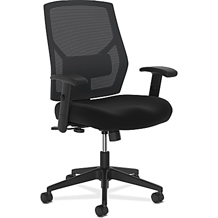 HON® Crio Fabric Mid-Back Task Chair, Black