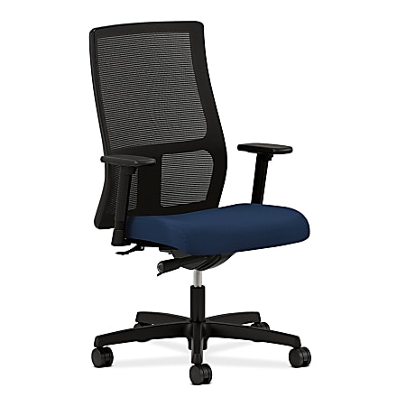 HON® Ignition™ Mesh Chair, 43"H x 27 1/2"W x 17-19"D, Inertia Indigo