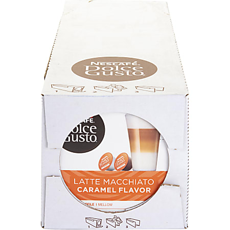 Nescafe Dolce Gusto Single Serve Coffee Pods Caramel Latte