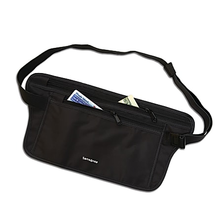 Samsonite® RFID Waist Belt Pouch, Black