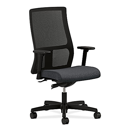 HON® Ignition™ Mesh Chair, 43"H x 27 1/2"W x 17-19"D, Arrondi Jet