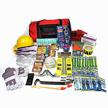 Ready America® Site Safety Emergency Kit, Red