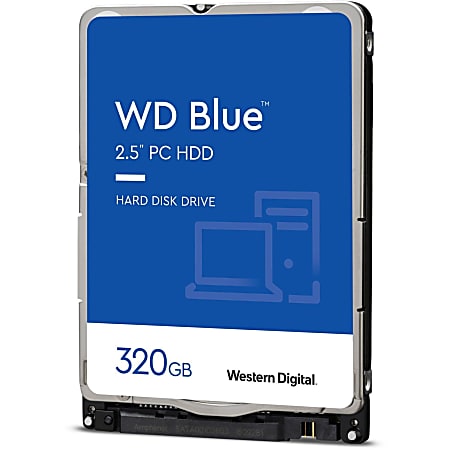 Western Digital® Blue 320GB Internal Hard Drive For Laptops, 16MB Cache, SATA/600, WD3200LPCX