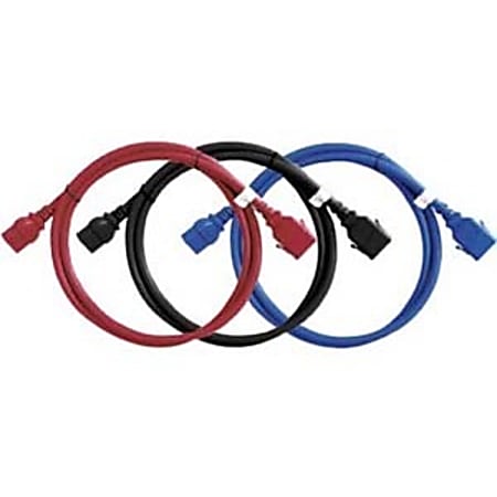 Raritan SecureLock Standard Power Cord - For PDU - Red