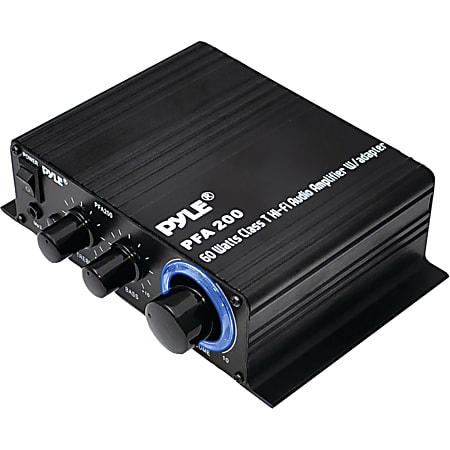 Pyle PFA200 Car Amplifier - 60 W RMS - 2 Channel - Class T