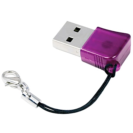 PNY Micro Sleek USB Flash Drive, 8GB, Purple