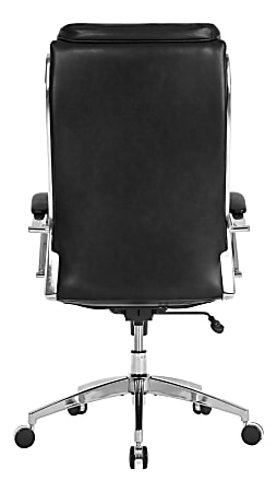 Realspace Hurston Bonded Leather High Back Executive Chair Black BIFMA  Compliant - Office Depot