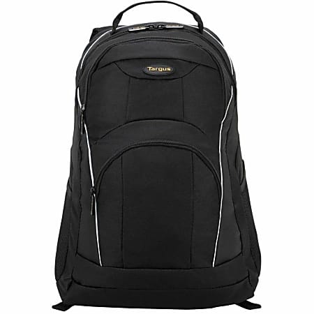 Targus Motor TSB194US Carrying Case (Backpack) for 16" Notebook, Cell Phone - Black - Water Resistant Exterior - Mesh, Polyester Body - Shoulder Strap - 18.9" Height x 7.1" Width - 8.72 gal Volume Capacity