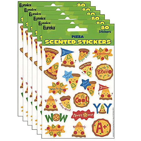 Pizza Scented Stickers by Eureka 