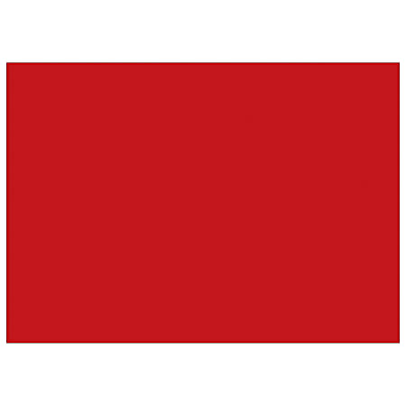 Tape Logic® Write™On Inventory Labels, DL639A, Rectangle, 5" x 7", Red, Roll Of 500