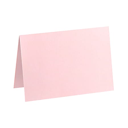 LUX Folded Cards, A6, 4 5/8" x 6 1/4", Candy Pink, Pack Of 50