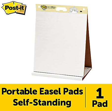 Post-it Super Sticky Easel Pad, 25 x 30 Inches, 30 Sheets/Pad, 2 Pads (559  STB), Large White Premium Self Stick Flip Chart Paper, Rolls for  Portability, Hangs w… in 2023