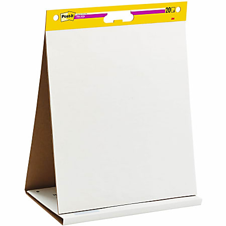 Post-it® Super Sticky Wall Pad, 20 in. x 23 in., White, 30 Sheets/Pad, 1 Pad/Pack