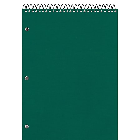 National® Brand Porta-Desk Notebook, 8 1/2" x 11 1/2", 1 Subject, College Ruled, 80 Sheets