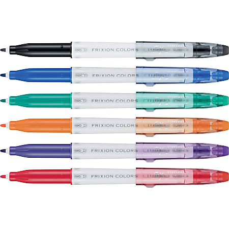 Pilot FriXion Fineliner Marker Pen, Fine Tip, Erasable, 2 Counts