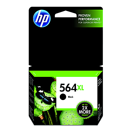 HP 564XL High-Yield Black Ink Cartridge, CN684WN