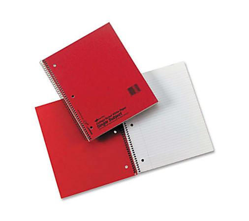 Rediform® Kolor-Kraft Notebook, 8-7/8" x 11", 1 Subject, College Rule, 80 Sheets, Assorted