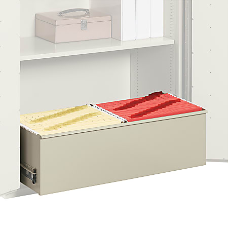 FireKing® Storage Cabinet Accessory, File Drawer, Legal And Letter, Parchment