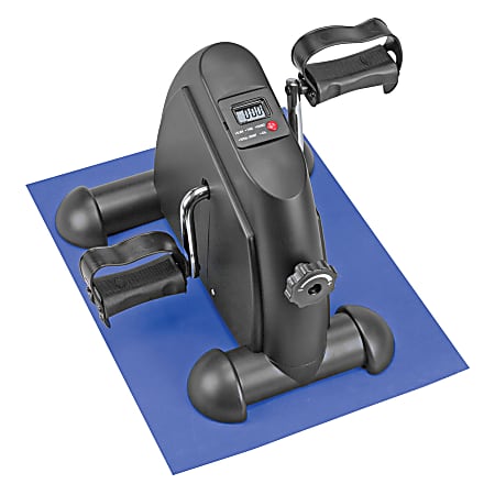 DMI Mini Exercise Bike 13 12 H x 16 W x 11 58 D Black Office Depot