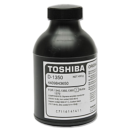 Toshiba D-1350 Black Copier Developer